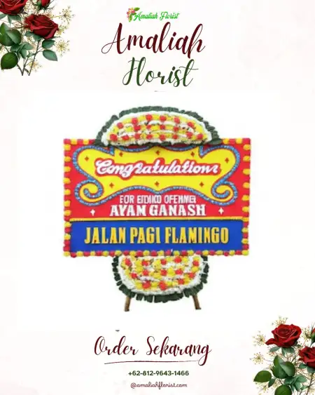 Sewa Papan Bunga Lolak